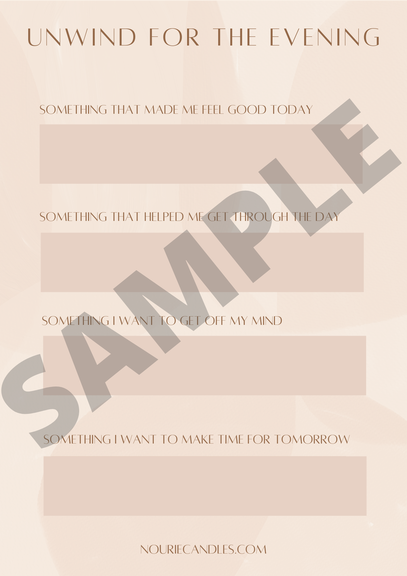 Morning & Evening | Digital Self-care Journal