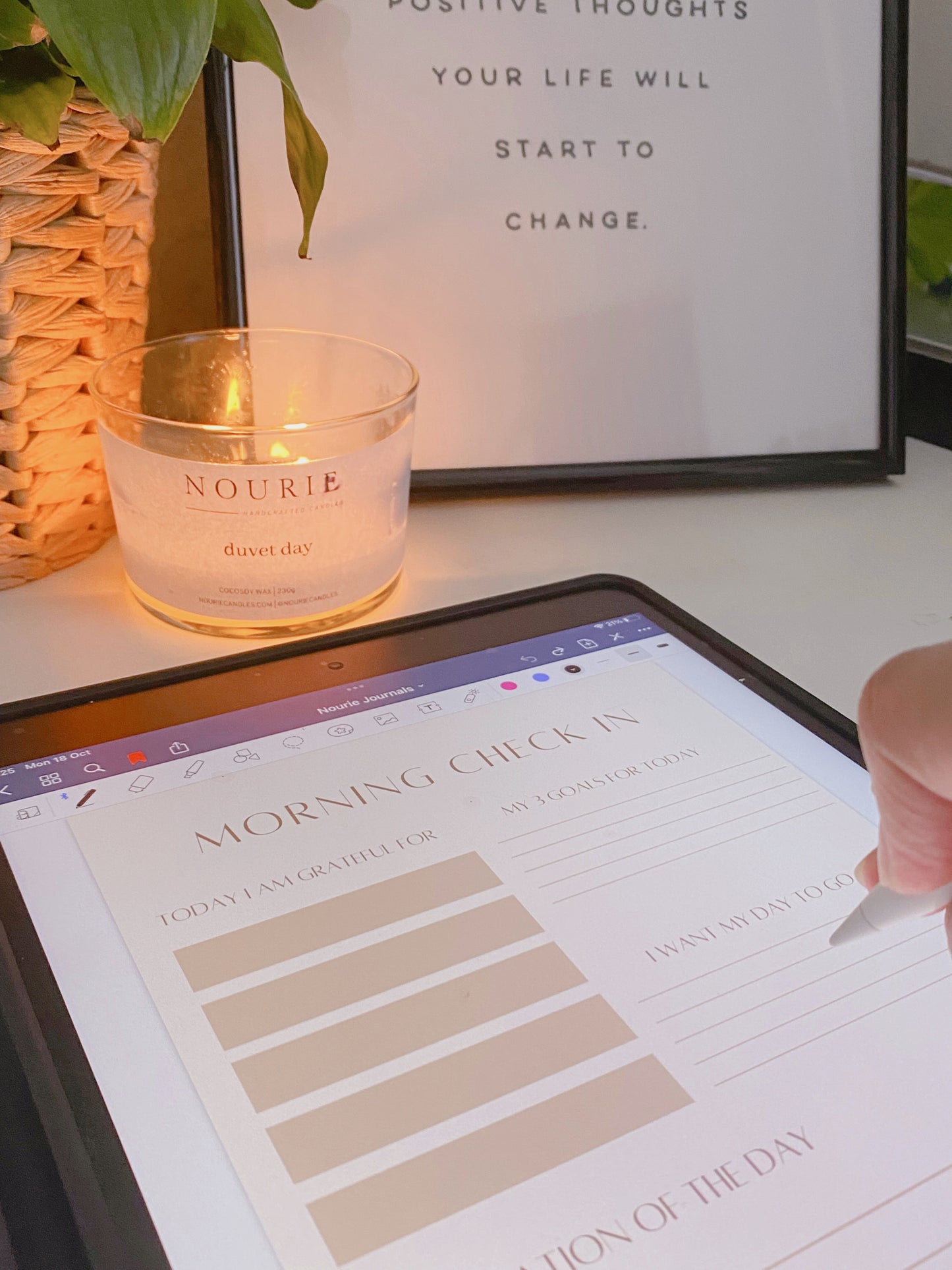Morning & Evening | Digital Self-care Journal