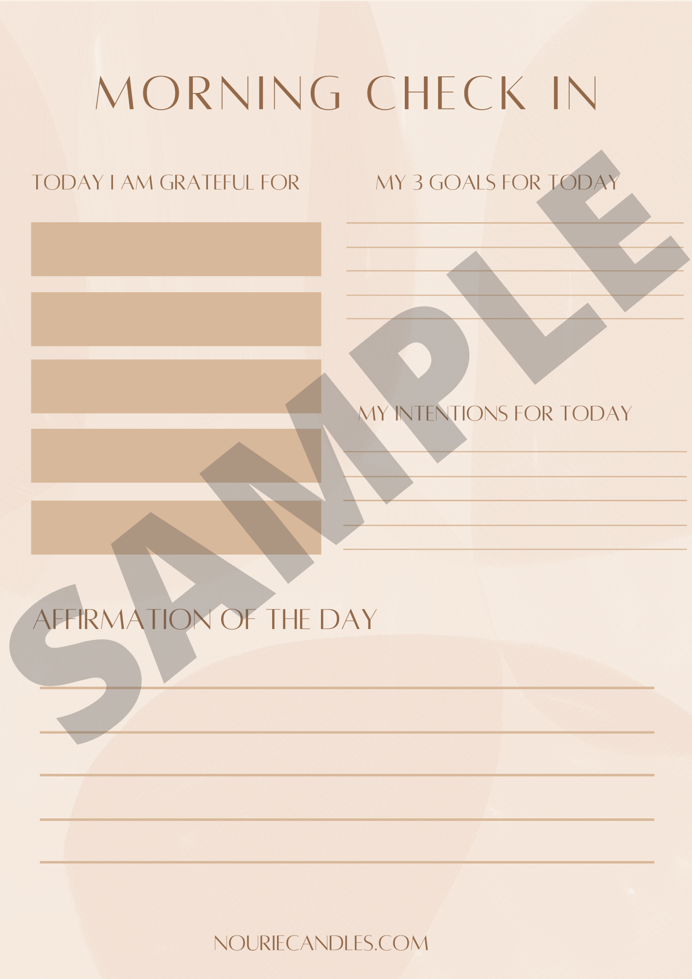 Morning & Evening | Digital Self-care Journal